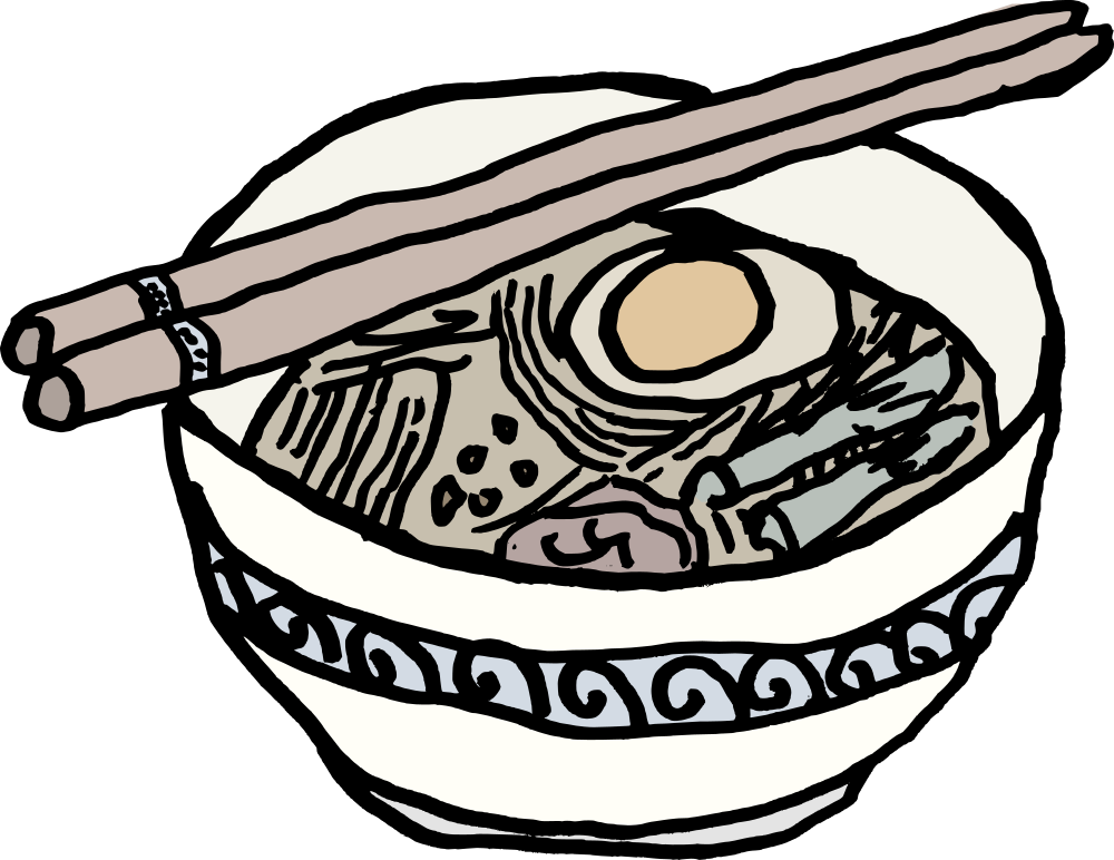 OnlineLabels Clip Art - Ramen Bowl